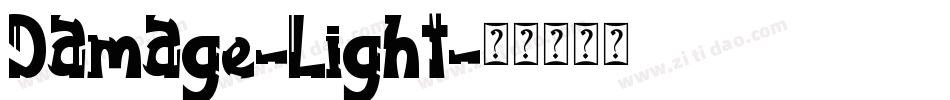 Damage-Light字体转换