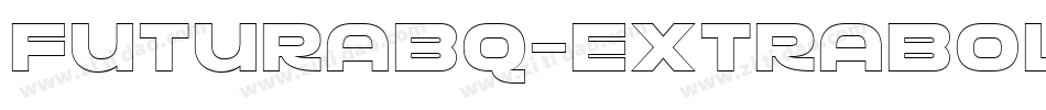 FuturaBQ-ExtraBoldOutline字体转换