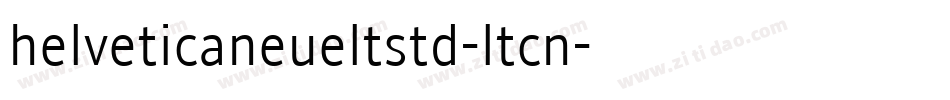 helveticaneueltstd-ltcn字体转换
