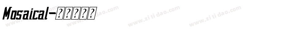 Mosaical字体转换