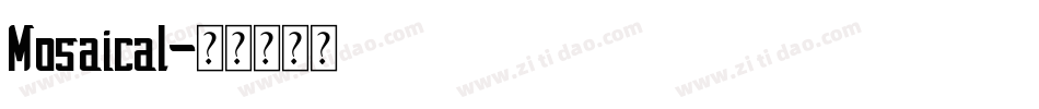 Mosaical字体转换