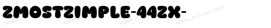 ZMostZimple-44Zx字体转换