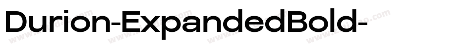 Durion-ExpandedBold字体转换 Durion-ExpandedBold字体转换