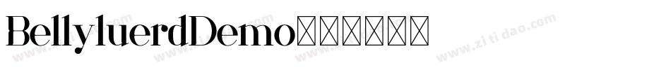 BellyluerdDemo字体转换