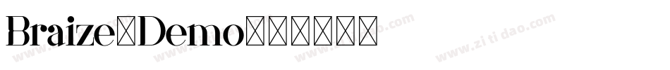 Braize-Demo字体转换