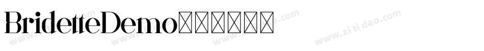 BridetteDemo字体转换