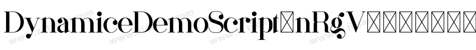 DynamiceDemoScript-nRgV0字体转换