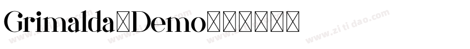 Grimalda-Demo字体转换