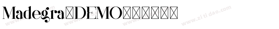 Madegra-DEMO字体转换