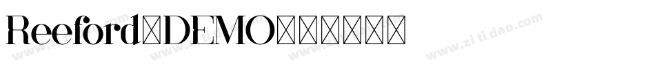 Reeford-DEMO字体转换