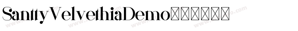 SanttyVelvethiaDemo字体转换