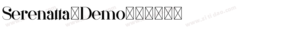Serenatta-Demo字体转换