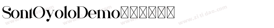 SontOyoloDemo字体转换