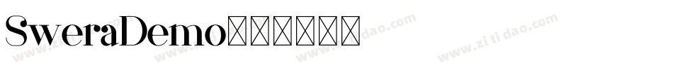 SweraDemo字体转换 SweraDemo字体转换
