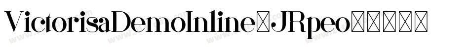 VictorisaDemoInline-JRpeo字体转换