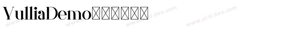 YulliaDemo字体转换