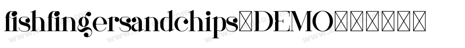 fishfingersandchips-DEMO字体转换