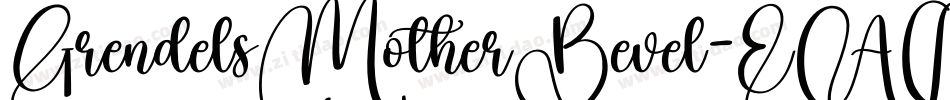 GrendelsMotherBevel-EAOn字体转换