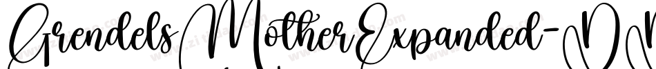 GrendelsMotherExpanded-DDyW字体转换