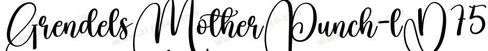 GrendelsMotherPunch-lD75字体转换