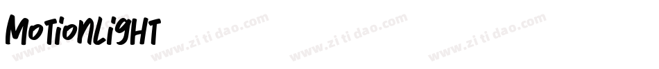 MotionLight字体转换