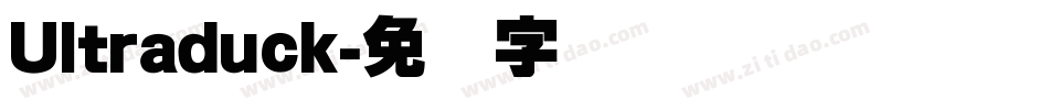 Ultraduck字体转换