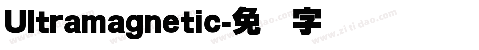 Ultramagnetic字体转换