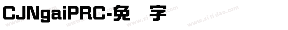 CJNgaiPRC字体转换