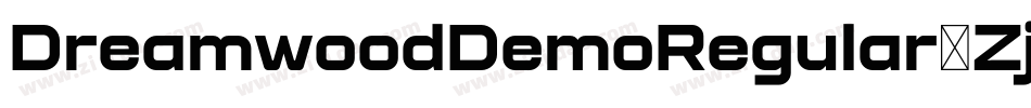 DreamwoodDemoRegular-Zj3q字体转换