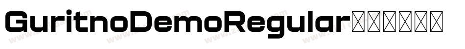 GuritnoDemoRegular字体转换