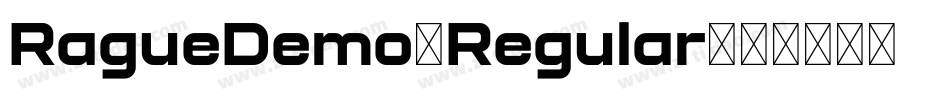 RagueDemo-Regular字体转换