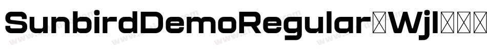 SunbirdDemoRegular-Wjl4字体转换