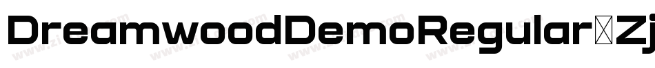 DreamwoodDemoRegular-Zj3q字体转换