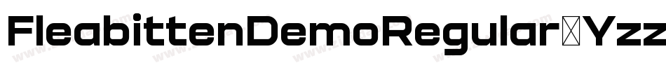 FleabittenDemoRegular-Yzzwj字体转换