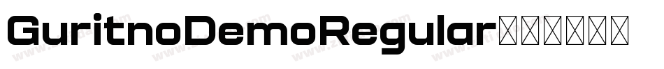 GuritnoDemoRegular字体转换