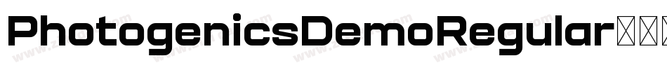 PhotogenicsDemoRegular字体转换