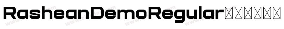 RasheanDemoRegular字体转换