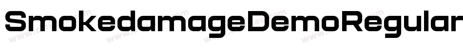 SmokedamageDemoRegular-Jzzm字体转换