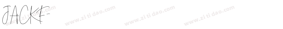 JACKF字体转换