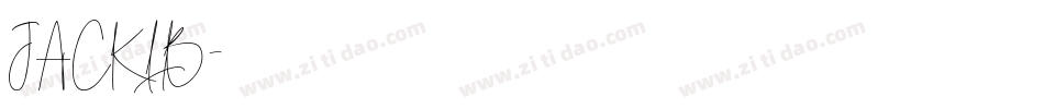 JACKLB字体转换