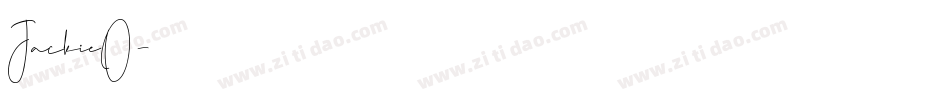 JackieO字体转换