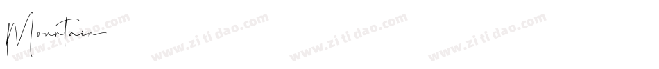 Mountain字体转换