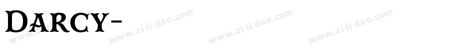 Darcy字体转换