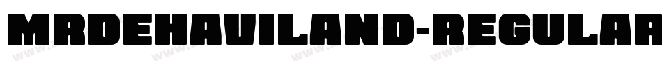MrDeHaviland-Regular字体转换