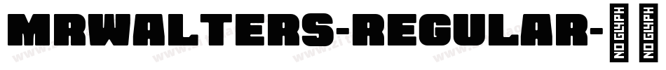 MrWalters-Regular字体转换