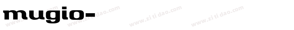 mugio字体转换
