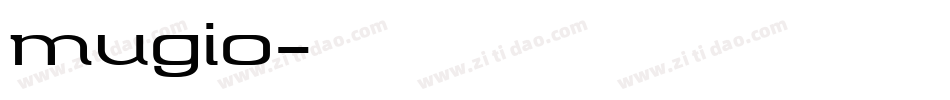 mugio字体转换