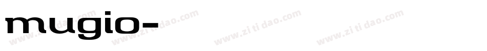 mugio字体转换