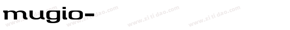 mugio字体转换