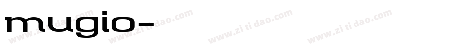 mugio字体转换